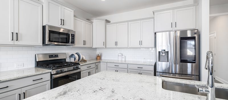 Kitchen with granite countertop maintenance guide
